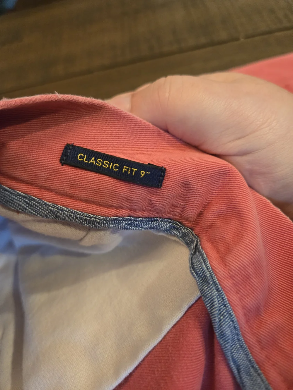 Ralph Lauren Men's 42 Salmon Pink Cotton Shorts